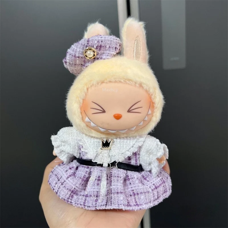 New 17cm Doll Clothes Outfit Accessories for Labubu Clothes Black and White Plaid Dress Set Accessories Gift (no Doll)
New 17cm Doll Clothes Outfit Accessories for Labubu Clothes Black and White Plaid Dress Set Accessories Gift (no Doll)