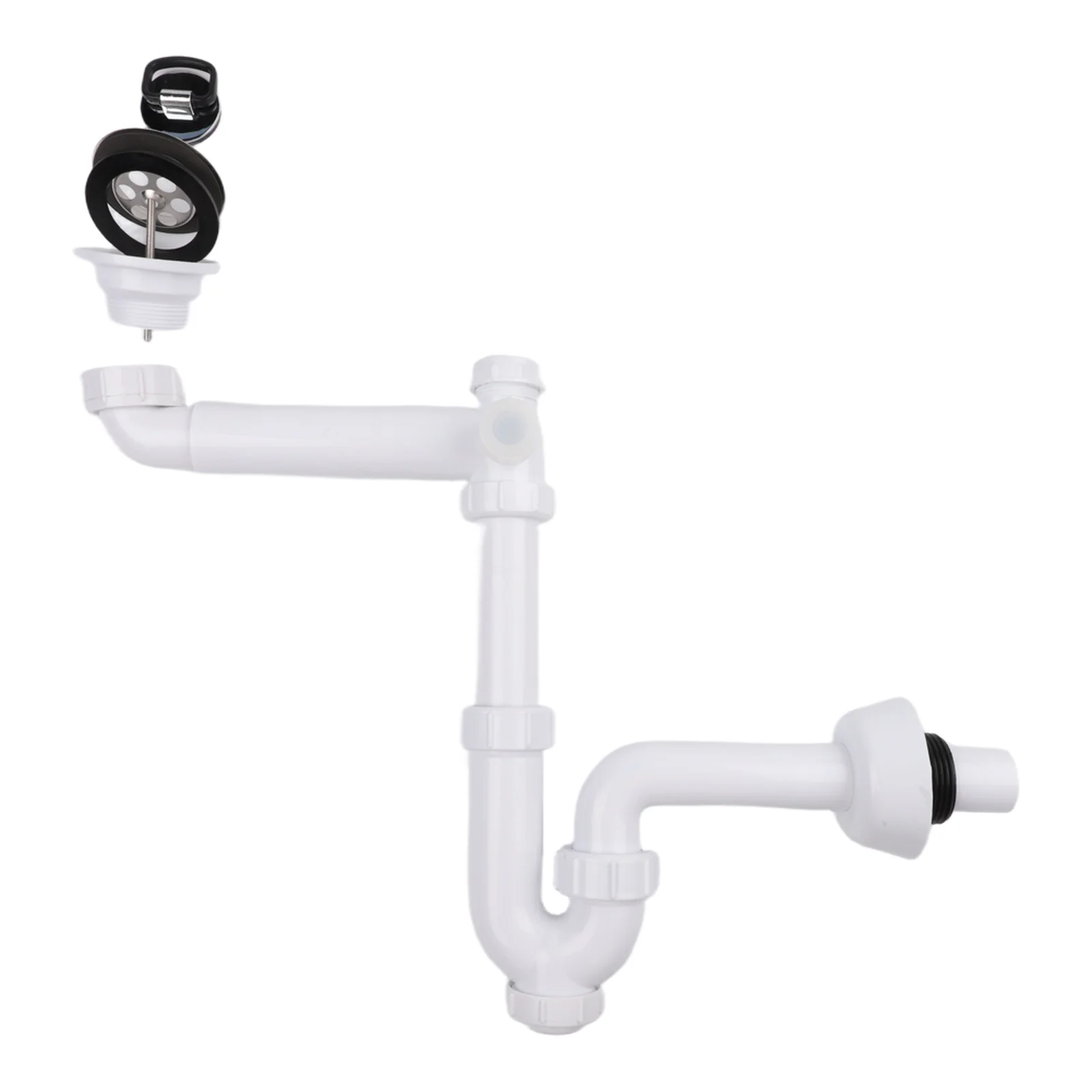 For Washbasin Drain Pipe 32mm U Bend with Stainless Steel Housing PP Internal Parts PVC Cover for Easy Cleaning
For Washbasin Drain Pipe 32mm U Bend with Stainless Steel Housing PP Internal Parts PVC Cover for Easy Cleaning