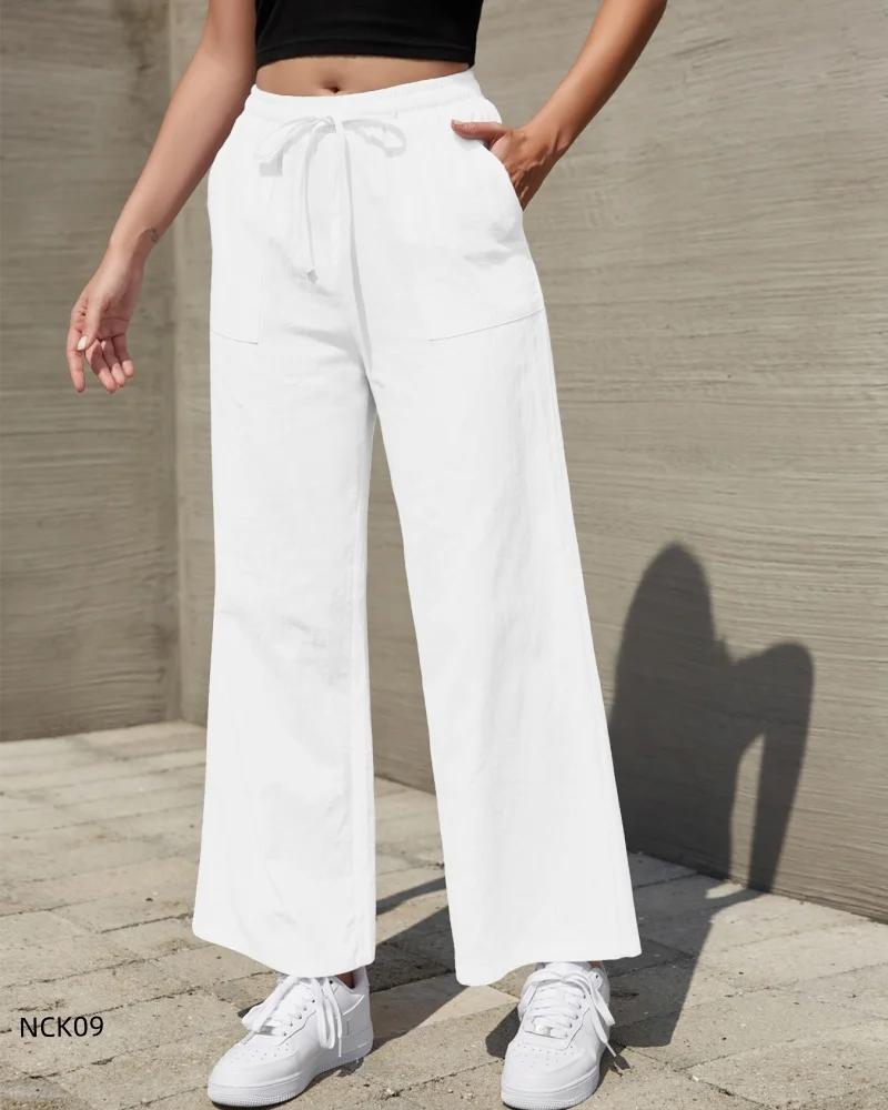 Ladies' casual pants, soft and sweat free, loose and comfortable, suitable for both home and outdoor activities.
Ladies' casual pants, soft and sweat free, loose and comfortable, suitable for both home and outdoor activities.