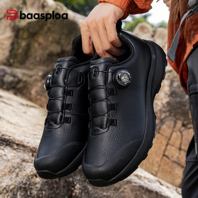 Baasploa Men's Hiking Shoes Dial Closure Outdoor Trail Hiking Sneakers Trekking Walking Shoes Durable Grip Outdoor Footwear
Baasploa Men's Hiking Shoes Dial Closure Outdoor Trail Hiking Sneakers Trekking Walking Shoes Durable Grip Outdoor Footwear
