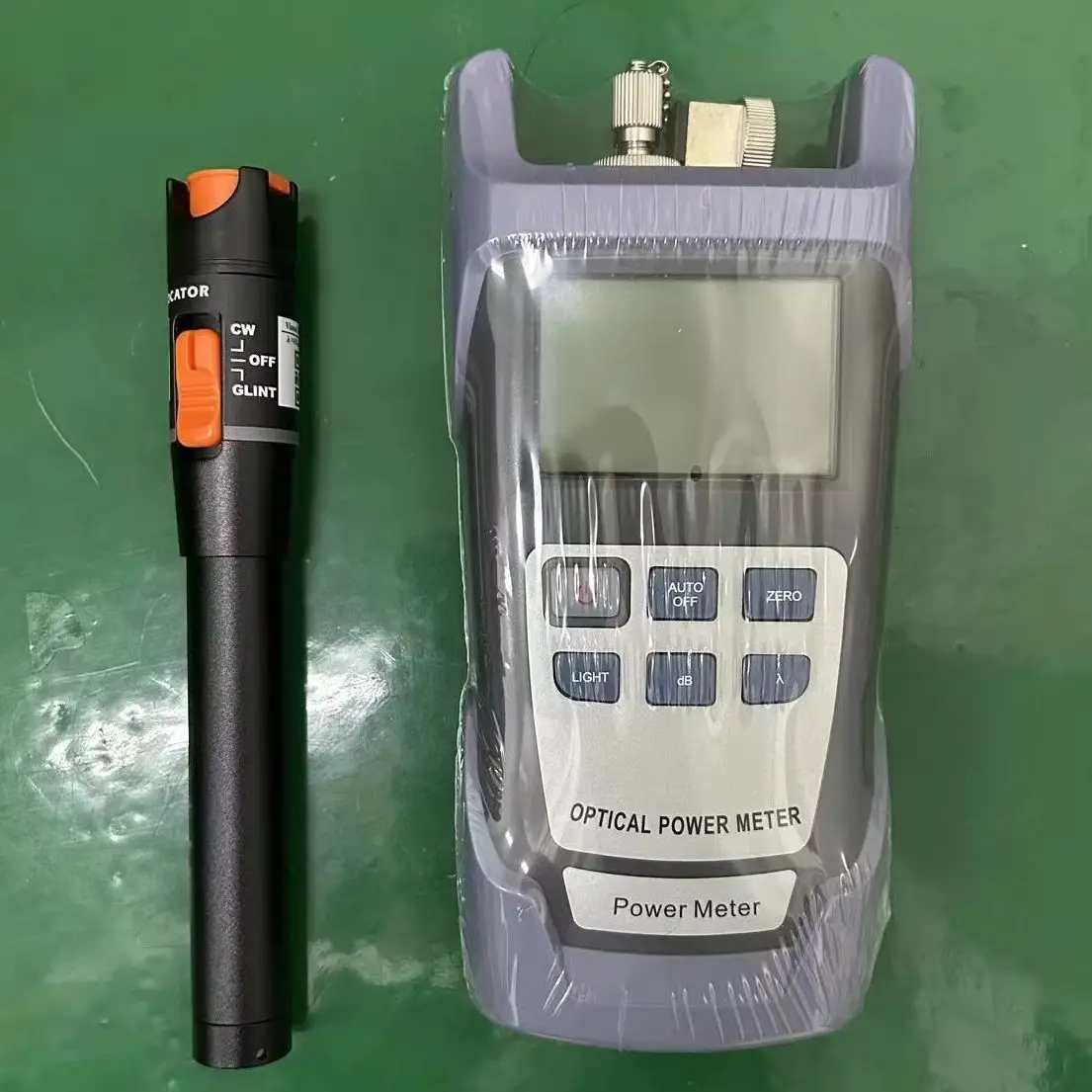 Fiber Optical Power Meter + 30MW Visual Fault Locator Red Laser Pen FTTH Network Cable Fiber Optic Test Tools Set
Fiber Optical Power Meter + 30MW Visual Fault Locator Red Laser Pen FTTH Network Cable Fiber Optic Test Tools Set