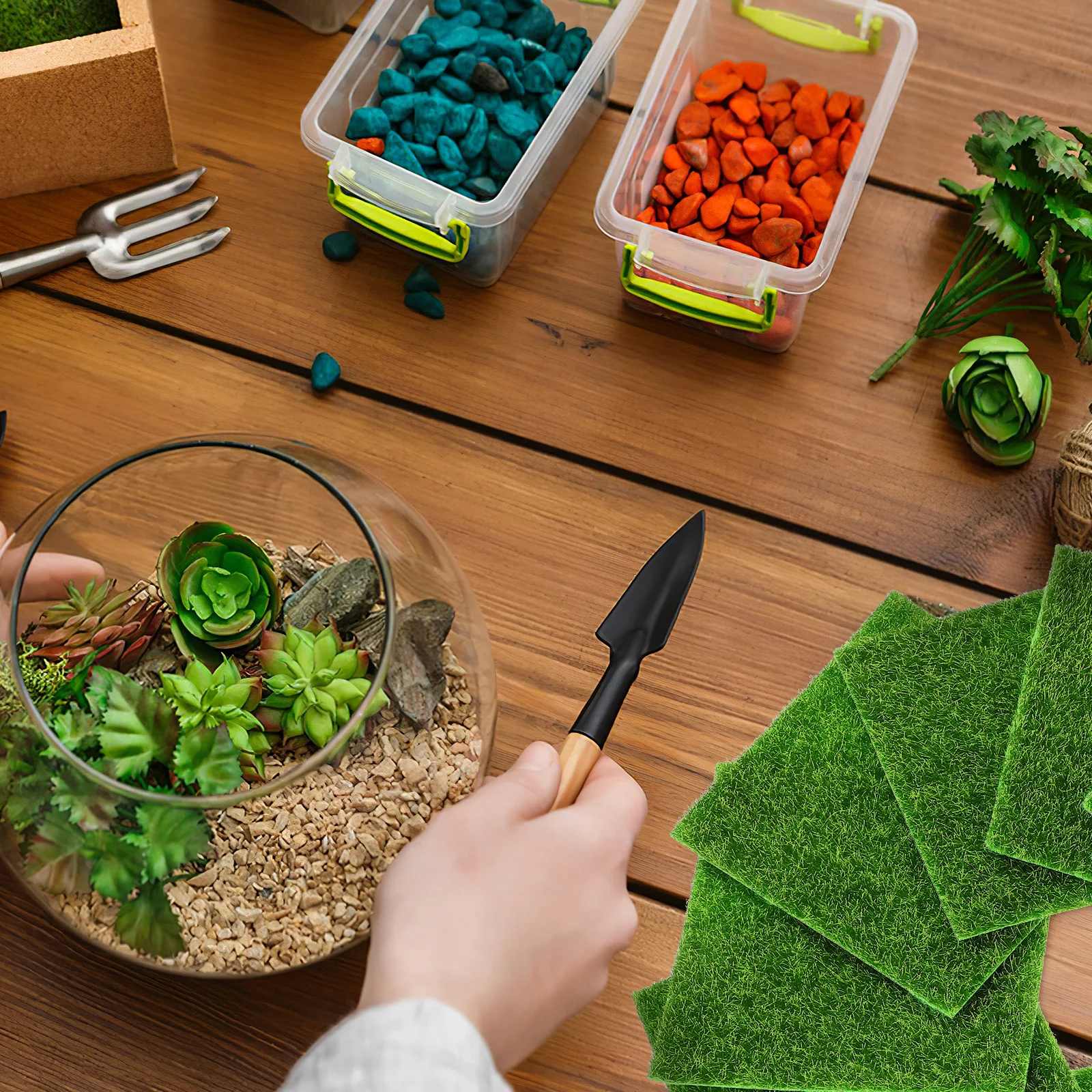 12Pcs Artificial Moss Sheet Fine Workmanship Simulation Moss Grass for Crafting Fairy Garden Decor No Pruning Watering Needed
12Pcs Artificial Moss Sheet Fine Workmanship Simulation Moss Grass for Crafting Fairy Garden Decor No Pruning Watering Needed