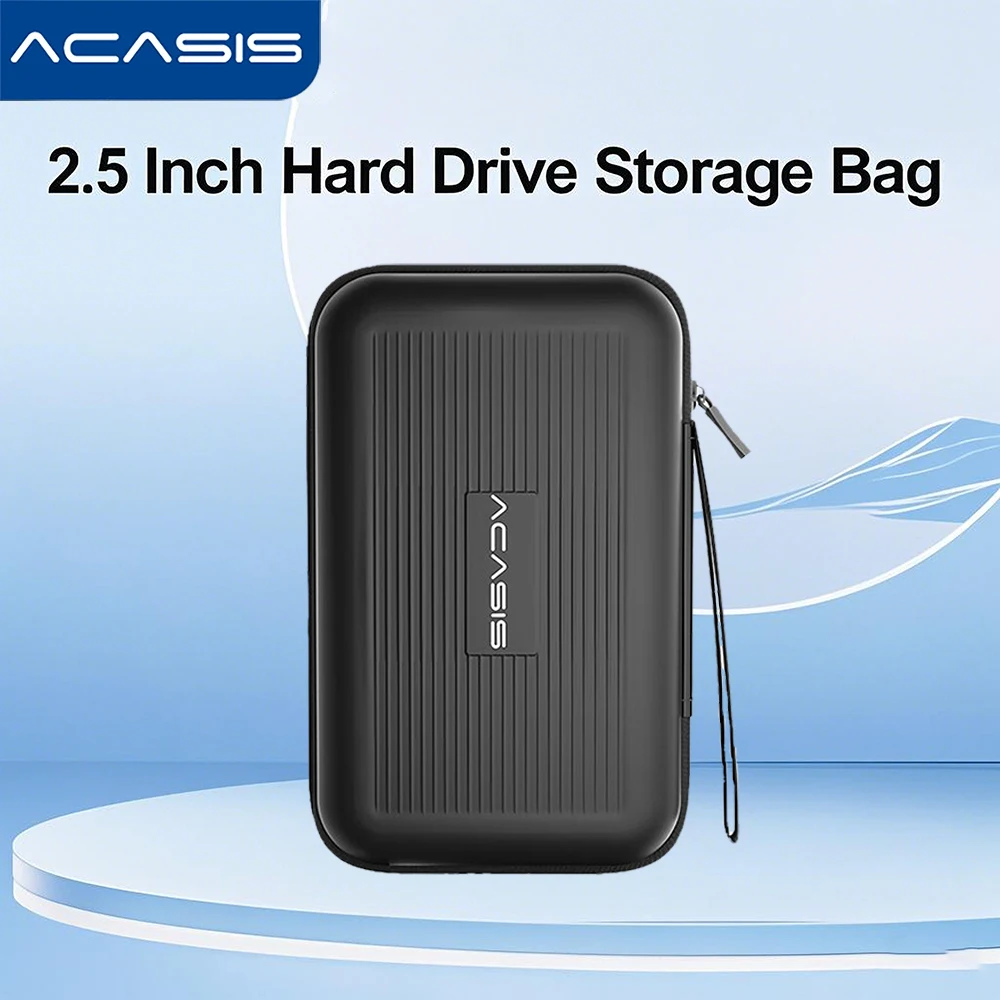 Acasis 2.5 inch HDD/SSD Hard Drive Case Hard Drive Bag for External Portable HDD hdd box case storage Protection Black
Acasis 2.5 inch HDD/SSD Hard Drive Case Hard Drive Bag for External Portable HDD hdd box case storage Protection Black