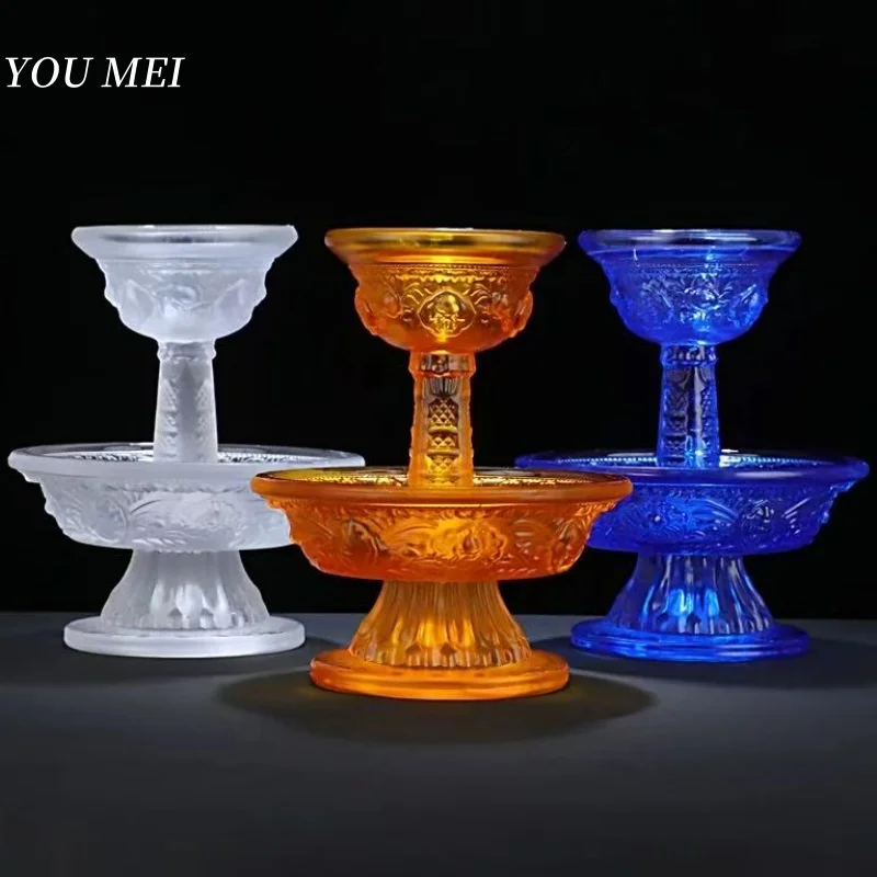 Buddhism Altars Guardian Plate,Engraving Eight Auspicious Tibetan Liuli Offering Buddha Plate,Holy Water Cup,Buddhist Items
Buddhism Altars Guardian Plate,Engraving Eight Auspicious Tibetan Liuli Offering Buddha Plate,Holy Water Cup,Buddhist Items