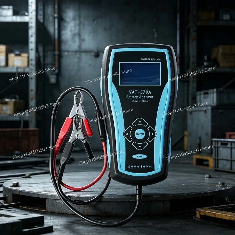 Automotive Battery Tester VAT570A Intelligent Tester AGM UPS Battery Life Internal Resistance 12V 24V Universal
Automotive Battery Tester VAT570A Intelligent Tester AGM UPS Battery Life Internal Resistance 12V 24V Universal