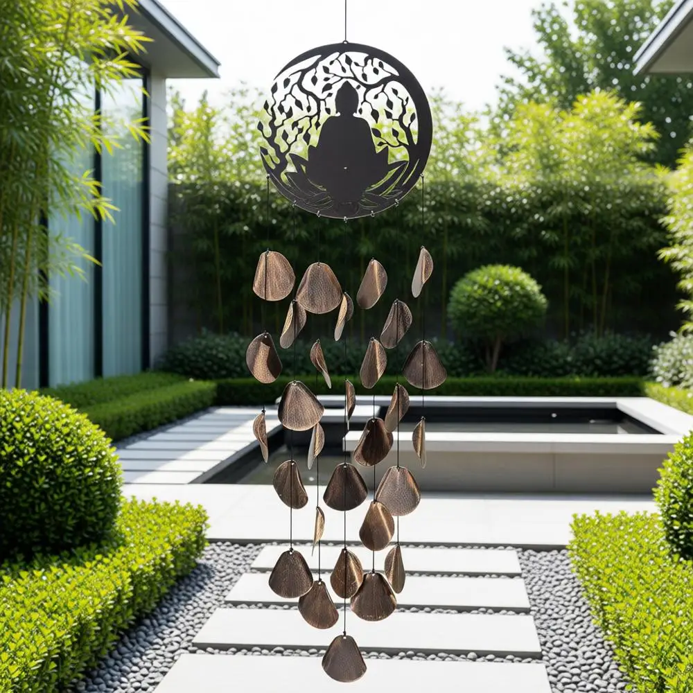 Serene Открытый Будда Звонок для Садового Декора
Serene Открытый Будда Звонок для Садового Декора