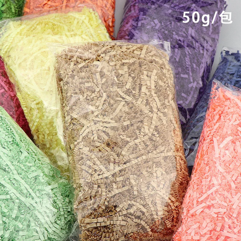 50g/pack Wavy Wrinkled Shredded Paper Raffia Birthday Party Gift Box Decor Filling Raffa Grass Wedding Souvenir Packaging Filler
50g/pack Wavy Wrinkled Shredded Paper Raffia Birthday Party Gift Box Decor Filling Raffa Grass Wedding Souvenir Packaging Filler