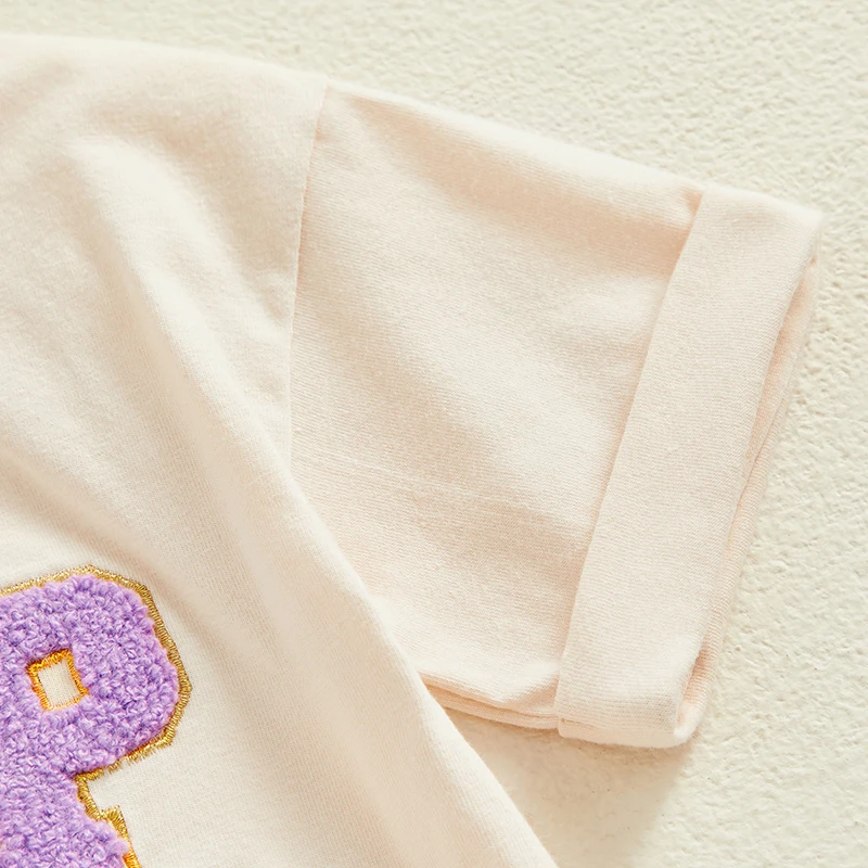 Newbron Baby Girl Easter Clothes Short Sleeve Romper Rabbit Carrot Letter Embroidery Jumpsuit Infant Baby Outfits
Newbron Baby Girl Easter Clothes Short Sleeve Romper Rabbit Carrot Letter Embroidery Jumpsuit Infant Baby Outfits