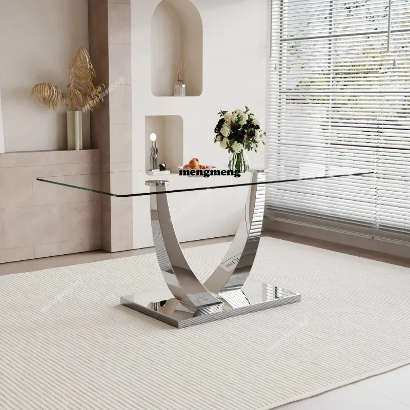 Premium Practical Elegant Modern Dining Table Transparent Restaurant Tables Kitchen Rooms Simple Dinner Luxury
Premium Practical Elegant Modern Dining Table Transparent Restaurant Tables Kitchen Rooms Simple Dinner Luxury