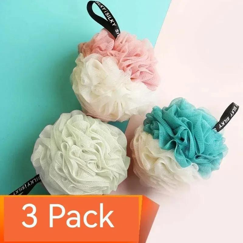 3 PCS Large Bath Balls Color Blocking PE Bath Flower Soft Scrubbing Bubble Net Two Color Bath Flower
3 PCS Large Bath Balls Color Blocking PE Bath Flower Soft Scrubbing Bubble Net Two Color Bath Flower
