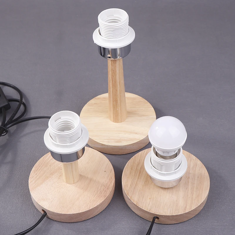 4 Sizes E27 Circular Solid Wooden Base Holder Lamp Cup With Cord ON OFF Switch For Table Lamp Plug In Lamp Bedside Lamp Holder
4 Sizes E27 Circular Solid Wooden Base Holder Lamp Cup With Cord ON OFF Switch For Table Lamp Plug In Lamp Bedside Lamp Holder