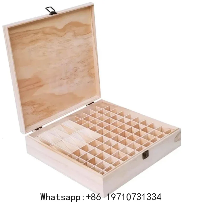 Custom Logo 85 Grid Essential Oils Wood Storage Box with Large Capacity Display Stand and Organizer
Custom Logo 85 Grid Essential Oils Wood Storage Box with Large Capacity Display Stand and Organizer