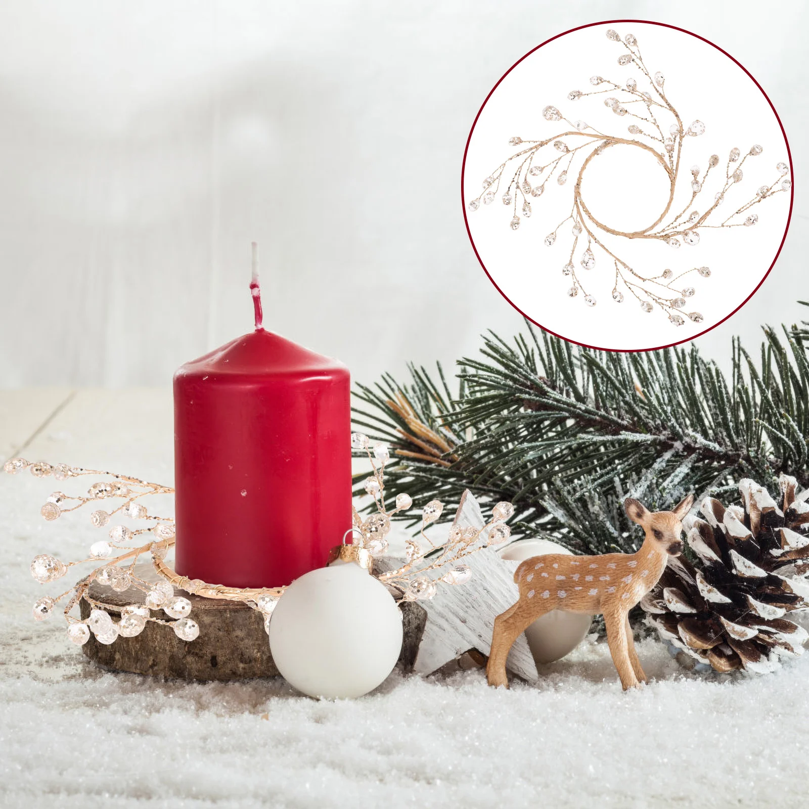 Decorations Christmas Acrylic Bead Garland Wreath Conical Gift Decorative Golden Supplies
Decorations Christmas Acrylic Bead Garland Wreath Conical Gift Decorative Golden Supplies