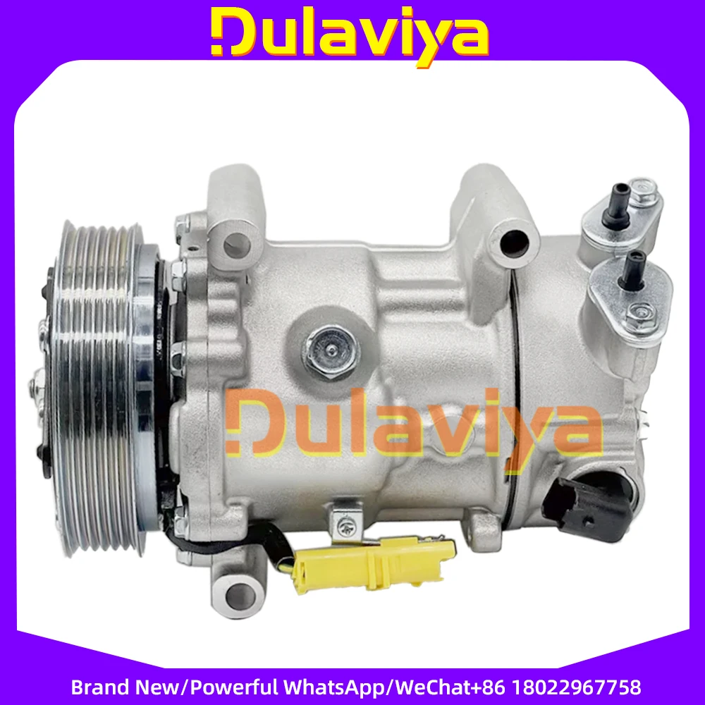 New SD6C12 AC Compressor For Peugeot 207 208 2008 304 308 508 9659875780 9822826880 9651910980 9671216280 9678656080 6453QJ
New SD6C12 AC Compressor For Peugeot 207 208 2008 304 308 508 9659875780 9822826880 9651910980 9671216280 9678656080 6453QJ