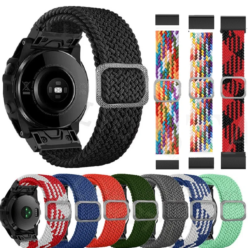26mm 22mm Sport Nylon Strap Wristband for Garmin Fenix 6X 6 Pro 5X 5 7X 7 3HR Forerunner 935 Smart Watch Quick Release Bracelet
26mm 22mm Sport Nylon Strap Wristband for Garmin Fenix 6X 6 Pro 5X 5 7X 7 3HR Forerunner 935 Smart Watch Quick Release Bracelet