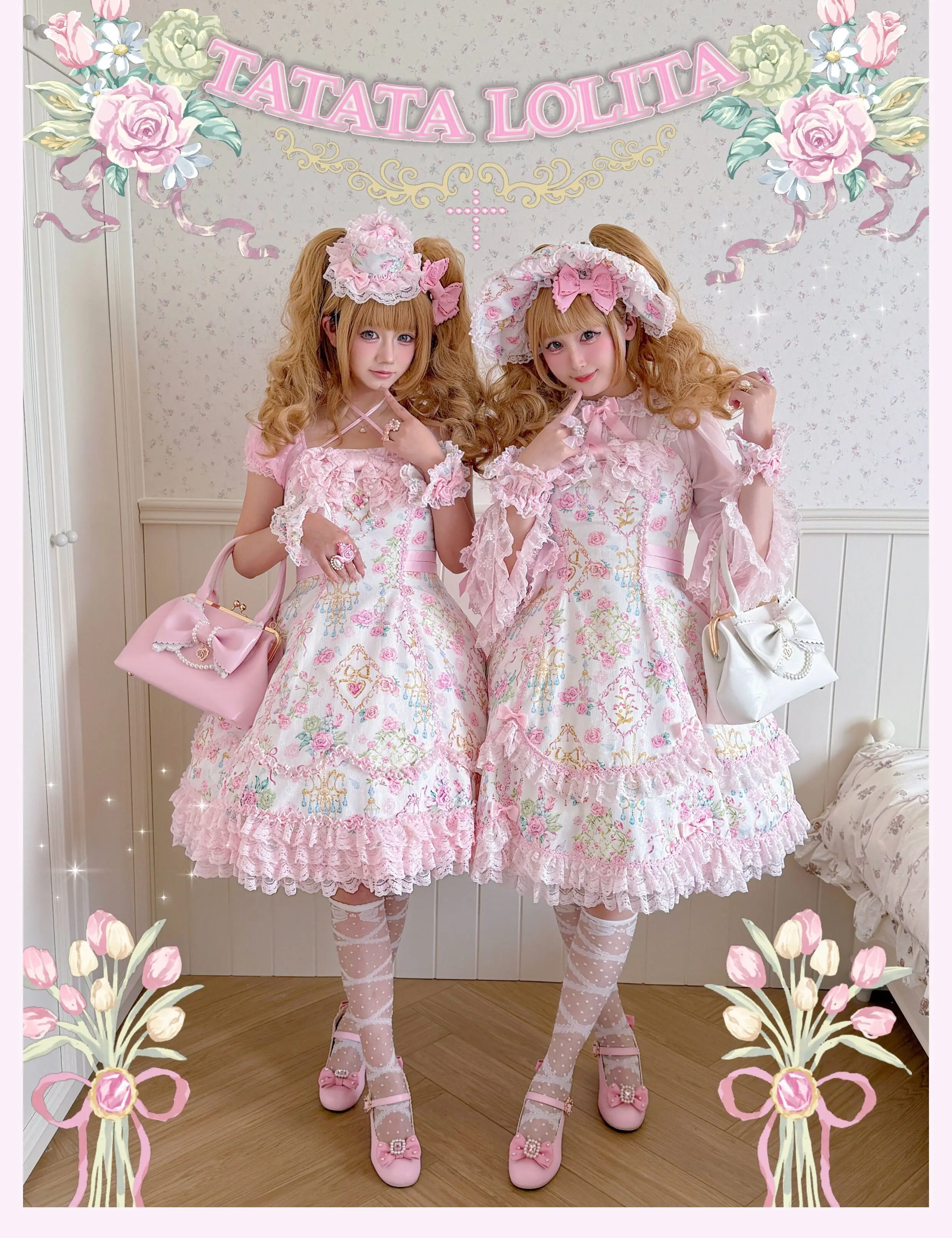 Spring 2025 - Old School Lolita Floral Print JSK Dress, Doll-Like OP by TaTaTa Lolita PRE ORDER / 120 days
Spring 2025 - Old School Lolita Floral Print JSK Dress, Doll-Like OP by TaTaTa Lolita PRE ORDER / 120 days