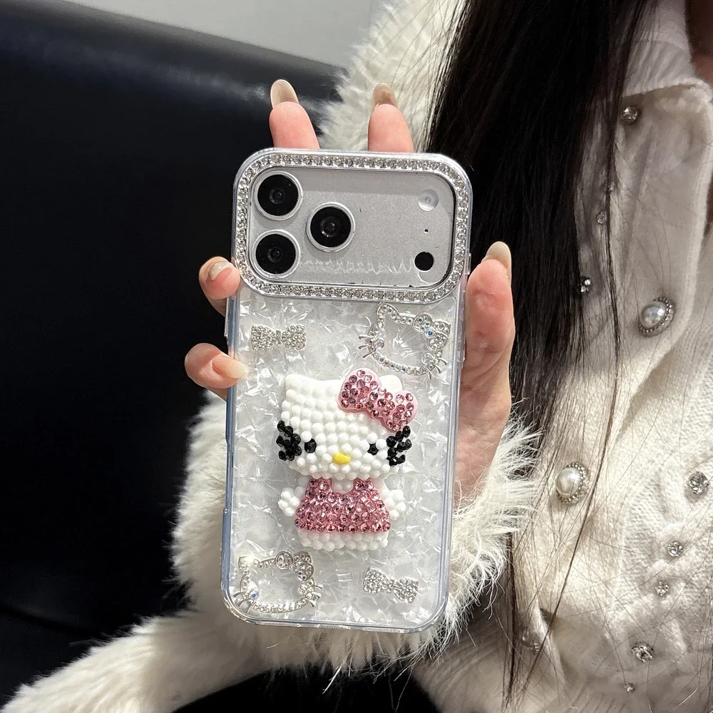3D Stereoscopic Cute Cartoon Sanrio Hello Kitty Bling Glitter Phone Case For iPhone 17 16 15 14 13 12 11 Pro Max Case Hard Cover
3D Stereoscopic Cute Cartoon Sanrio Hello Kitty Bling Glitter Phone Case For iPhone 17 16 15 14 13 12 11 Pro Max Case Hard Cover