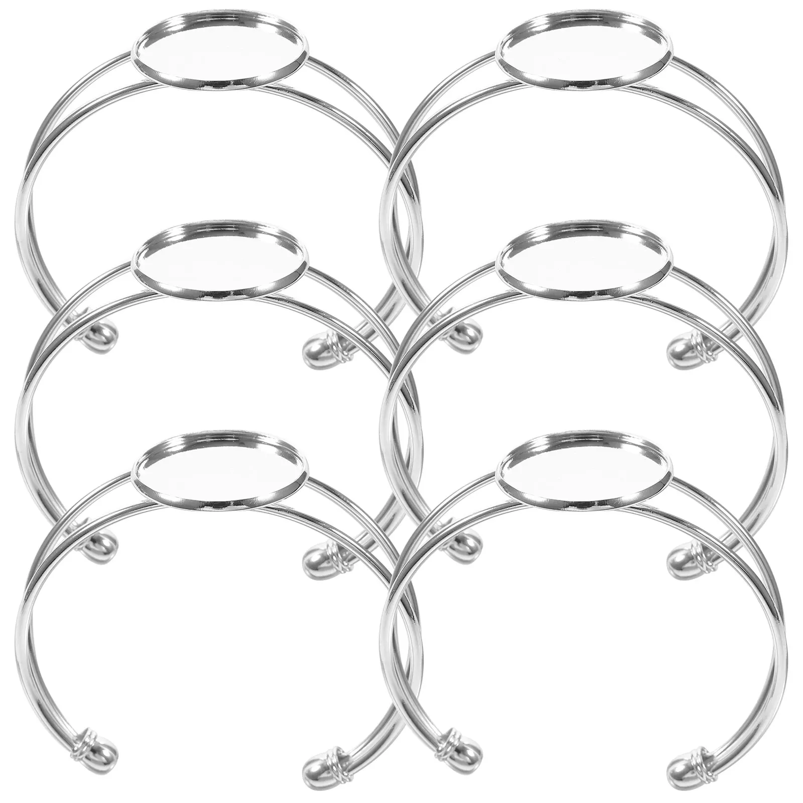 6 Pcs Bracelet Base Elegant Bezel Diy Kit Glass Jewelry Making Copper Oval Pendant Handmade Bangle Charms Accessories
6 Pcs Bracelet Base Elegant Bezel Diy Kit Glass Jewelry Making Copper Oval Pendant Handmade Bangle Charms Accessories