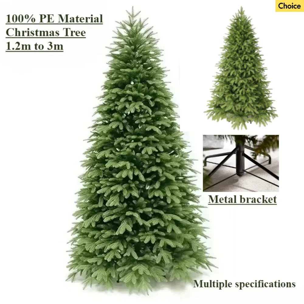 Artificial Christmas Tree Full PE Material Encryption Large Green Christmas Tree Pine 1.2M to 3M Christmas Decoration Supplies
Artificial Christmas Tree Full PE Material Encryption Large Green Christmas Tree Pine 1.2M to 3M Christmas Decoration Supplies