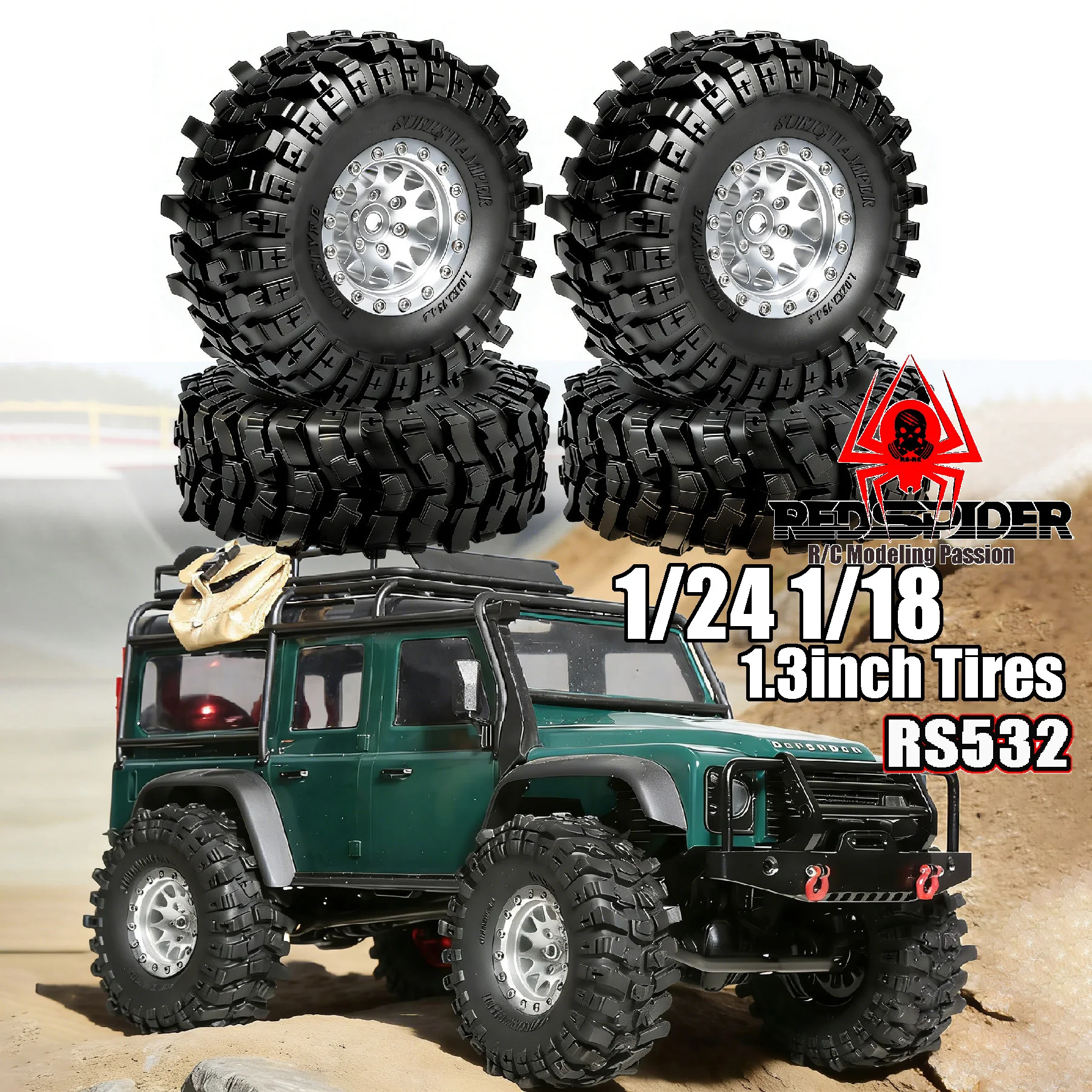 4pcs 7mm Hex Metal1.3 inch RC Tires 1/18 Wheels & Tires Set Plastic WheelRim forTRX4M Ascent-18 Axial SCX24 FCX24 AX24 FMS
4pcs 7mm Hex Metal1.3 inch RC Tires 1/18 Wheels & Tires Set Plastic WheelRim forTRX4M Ascent-18 Axial SCX24 FCX24 AX24 FMS