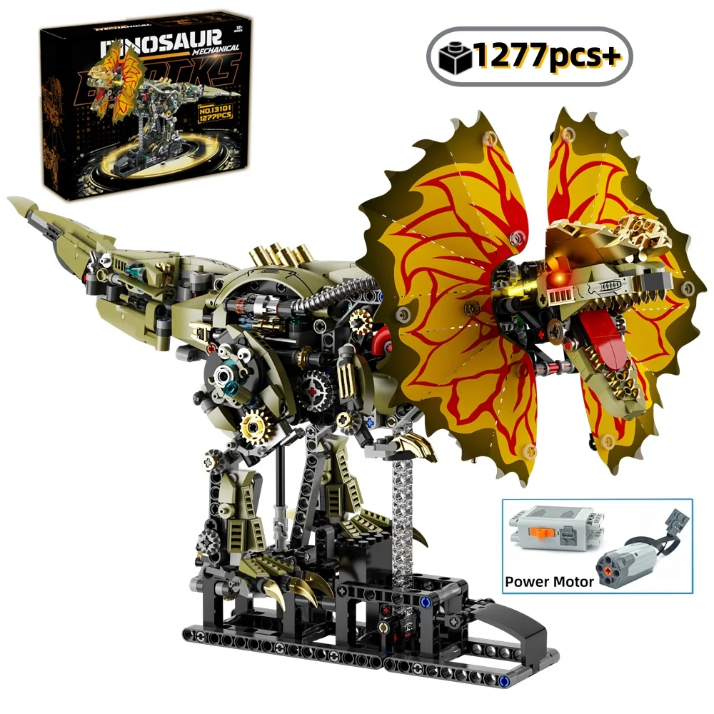 DIY Mechanical Creative Jurassic World Dilophosaurus Building Blocks Set MOC Assembly Model Kit Birthday Gifts Toy Kids Adults
DIY Mechanical Creative Jurassic World Dilophosaurus Building Blocks Set MOC Assembly Model Kit Birthday Gifts Toy Kids Adults