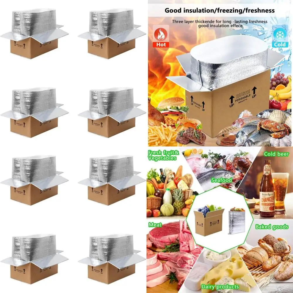 Изолированные транспортировочные коробки для замороженных и горячих продуктов — двойная изоляция, алюминиевая фольга с подкладкой, многоразовая коробка-холодильник для доставки
Изолированные транспортировочные коробки для замороженных и горячих продуктов — двойная изоляция, алюминиевая фольга с подкладкой, многоразовая коробка-холодильник для доставки