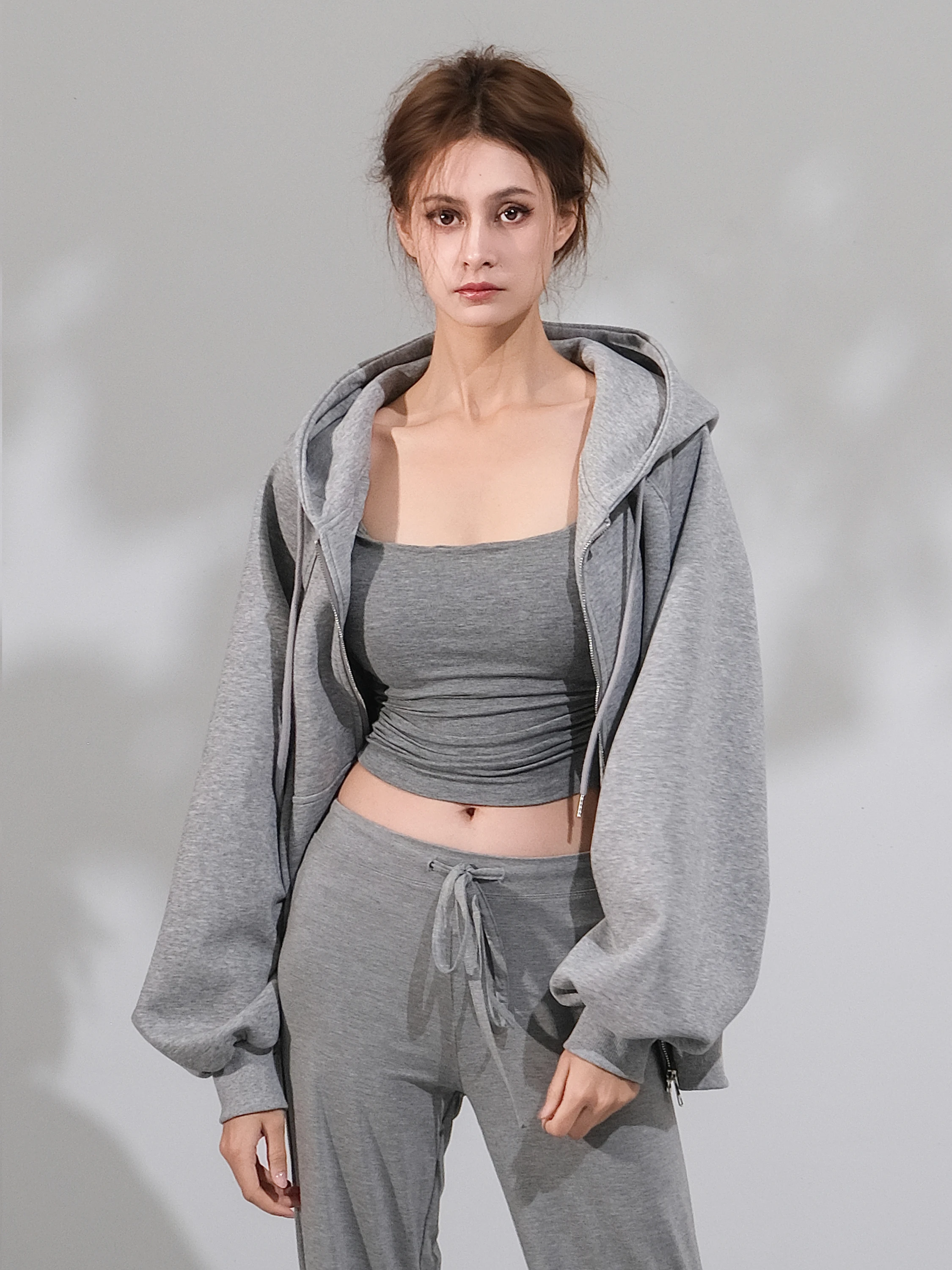 ey Zipper Hoodie Jaet ex Loose Fit Straight Cut Winter Faion Ladies' Sweatirt Polyester Cotton Blend
ey Zipper Hoodie Jaet ex Loose Fit Straight Cut Winter Faion Ladies' Sweatirt Polyester Cotton Blend