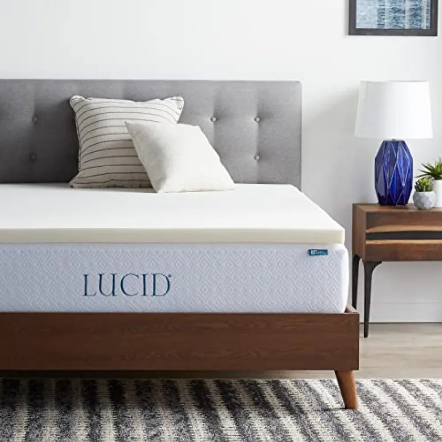 LUCID Traditional Foam Mattress Topper Ventilated and Breathable Conforming Support size
LUCID Traditional Foam Mattress Topper Ventilated and Breathable Conforming Support size