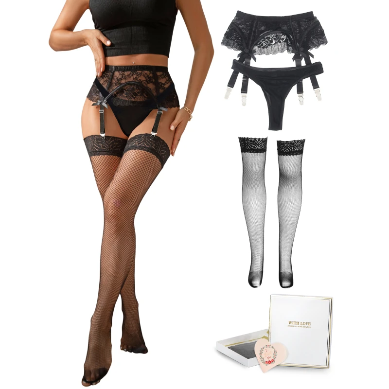 Sexy Lace Plus Size Garter Belt Set Women Corset Bustier T-back Panty 4 Straps Bow Lingerie Metal Clips Suspenders XS-4XL
Sexy Lace Plus Size Garter Belt Set Women Corset Bustier T-back Panty 4 Straps Bow Lingerie Metal Clips Suspenders XS-4XL