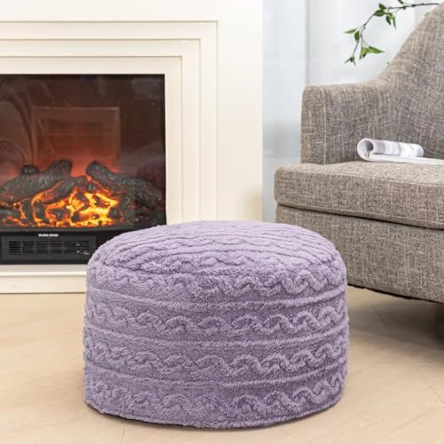 Pouf Ottoman Stuffed 20x20x12 Inch Floor Pouf Plush Fiber Ottoman Feet Rest Under Desk Feet Stool for Living Room Bedroom
Pouf Ottoman Stuffed 20x20x12 Inch Floor Pouf Plush Fiber Ottoman Feet Rest Under Desk Feet Stool for Living Room Bedroom