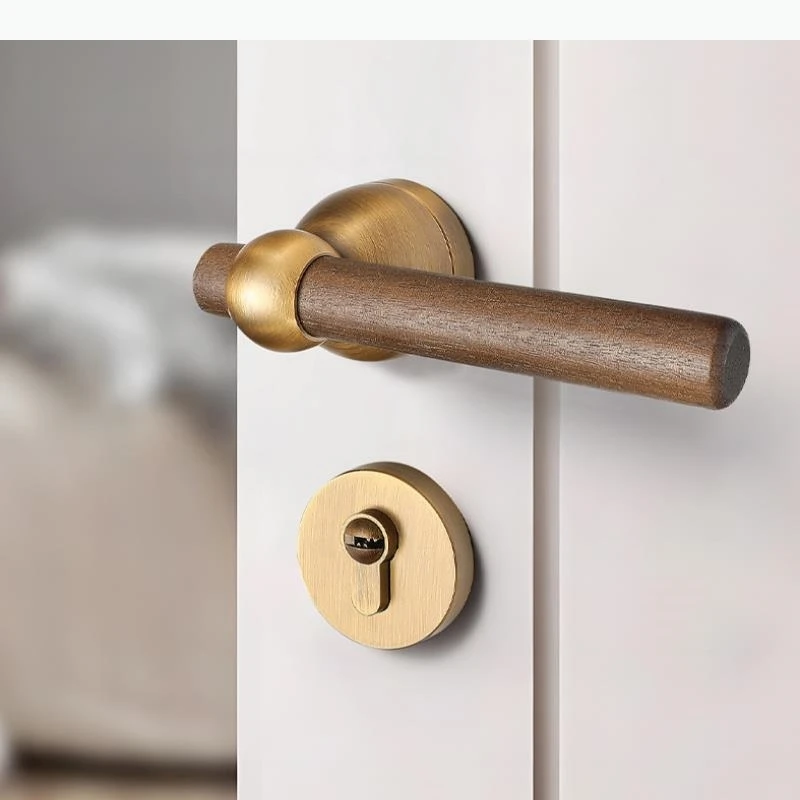 Walnut Door Lock Silent Door Lock Metal Handle Hardware Accessories Simple Safety Locks Wall Hooks Hardware
Walnut Door Lock Silent Door Lock Metal Handle Hardware Accessories Simple Safety Locks Wall Hooks Hardware