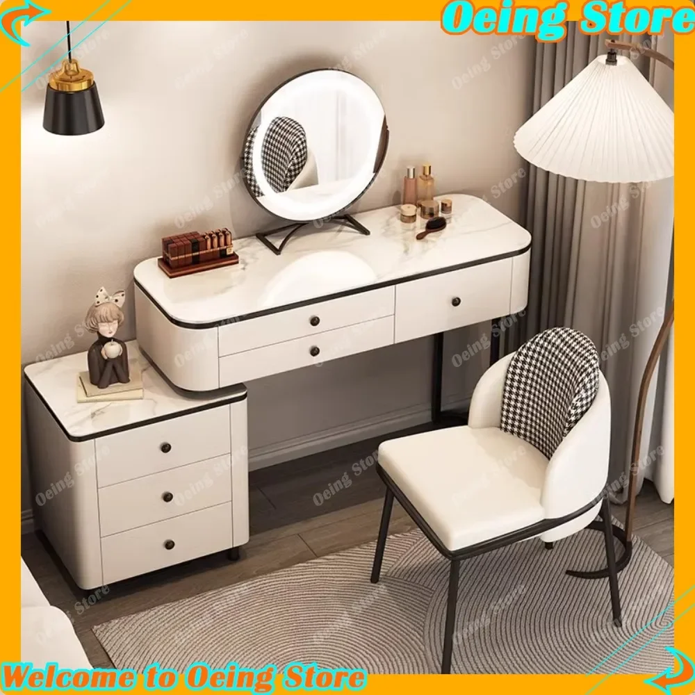 Nordic Bedroom Dressing Table Led Light Modern Luxury Dressing Table Drawer Mirror Muebles Para Dormitorio Home Decoration
Nordic Bedroom Dressing Table Led Light Modern Luxury Dressing Table Drawer Mirror Muebles Para Dormitorio Home Decoration