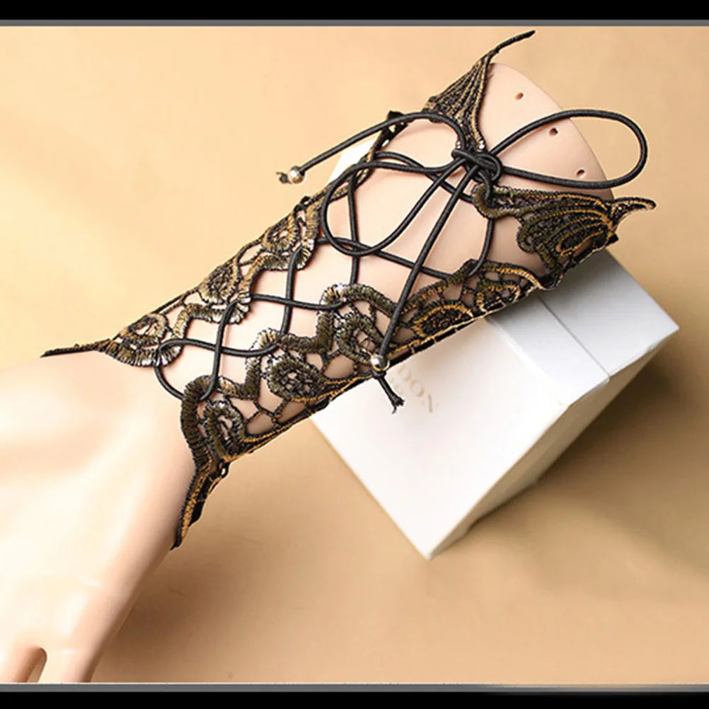 Classical Lace Bracelet Gloves Women Elegant Golden Finger Ring Design Lightweight Comfortable Party Anniversary Engagement Gift
Classical Lace Bracelet Gloves Women Elegant Golden Finger Ring Design Lightweight Comfortable Party Anniversary Engagement Gift