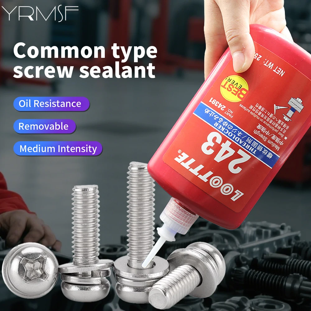 1/2/3 шт., высокопрочный анаэробный клей для фиксации резьбы, 243, быстроотвержденный фиксатор резьбы, анаэробный клей, 50 мл, 250 мл
1/2/3 шт., высокопрочный анаэробный клей для фиксации резьбы, 243, быстроотвержденный фиксатор резьбы, анаэробный клей, 50 мл, 250 мл