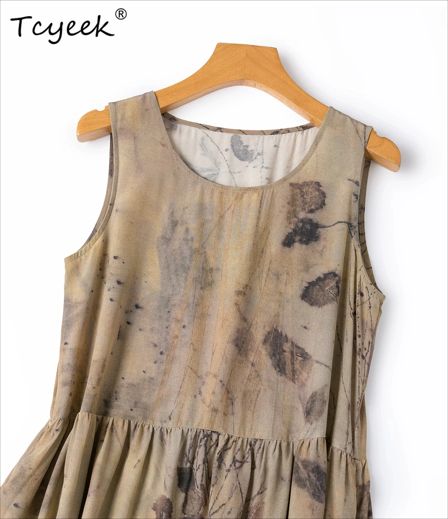 Tcyeek 100% Natural Mulberry Silk Woman Dress Summer Clothes Elegant Dresses for Women Loose Fit Vest Dress Vestido Feminino
Tcyeek 100% Natural Mulberry Silk Woman Dress Summer Clothes Elegant Dresses for Women Loose Fit Vest Dress Vestido Feminino