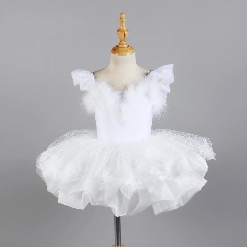 White Swan Lake Ballet Tutu Dress Girl Women Feather Lace Stage Performance Dress Sleeveless Stage Shows Ballet Dance Wear
White Swan Lake Ballet Tutu Dress Girl Women Feather Lace Stage Performance Dress Sleeveless Stage Shows Ballet Dance Wear