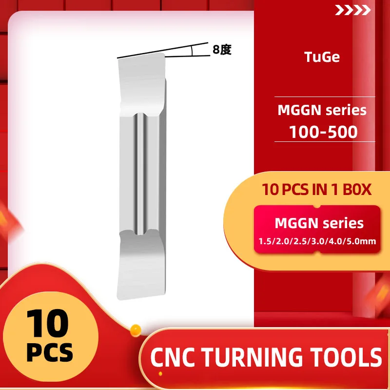 Lathe External Turning Tools Cutter 8 Degree MGGN150 200 300 Grooving 1.5mm 2.5mm 3mm Carbide Inserts Blade Lathe Cutting Tools
Lathe External Turning Tools Cutter 8 Degree MGGN150 200 300 Grooving 1.5mm 2.5mm 3mm Carbide Inserts Blade Lathe Cutting Tools
