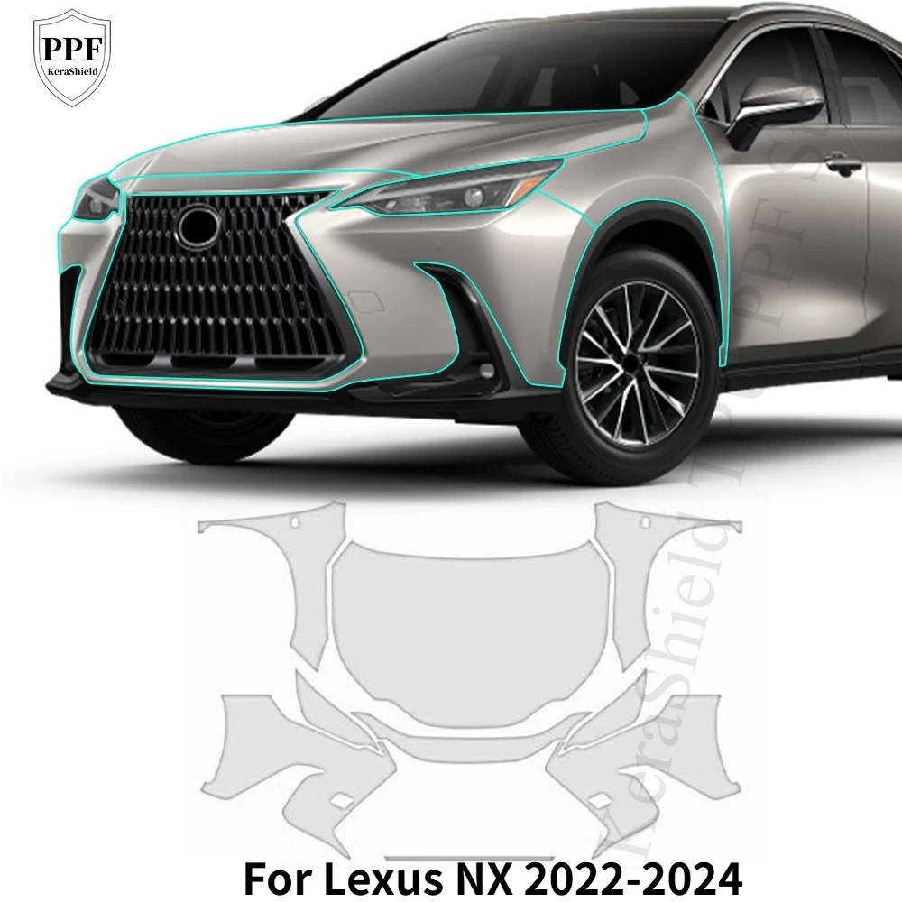 TPU Scratch Resistant For Lexus NX 250 350 350H 450H 2022-2024 Pre-cut PPF Car Paint Protection Film Clear Cover Self-adhesive
TPU Scratch Resistant For Lexus NX 250 350 350H 450H 2022-2024 Pre-cut PPF Car Paint Protection Film Clear Cover Self-adhesive