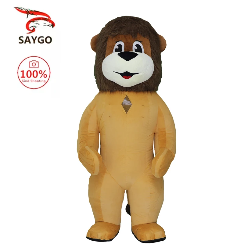 SAYGO Inflatable Lion Costume Mascot Giant Fur Lion Adult Walking Mascot Entertainment Weeding Halloween Blow Up Cosplay Suit
SAYGO Inflatable Lion Costume Mascot Giant Fur Lion Adult Walking Mascot Entertainment Weeding Halloween Blow Up Cosplay Suit