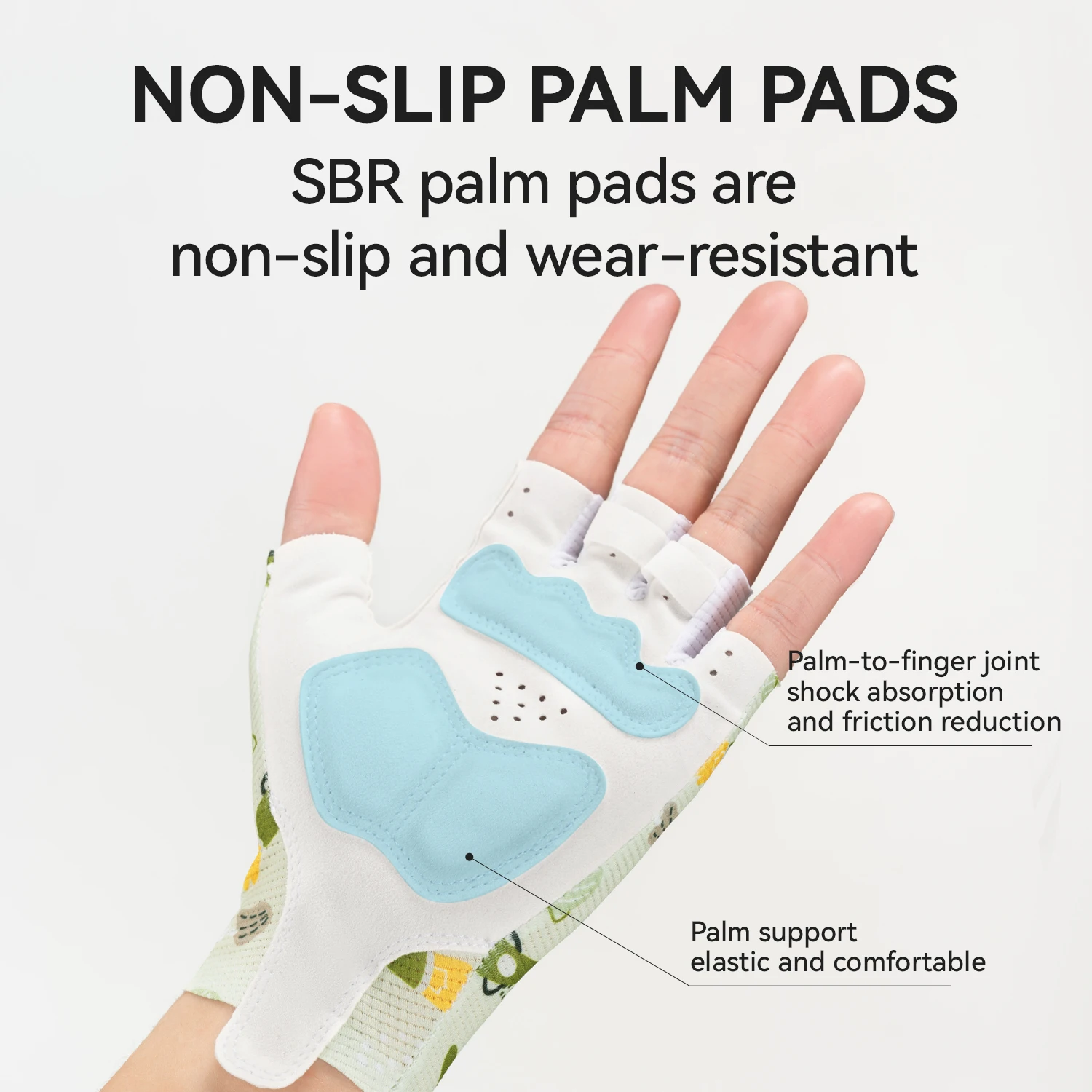 Детские спортивные перчатки ROCKBROS с нескользящей износостойкой подкладкой SBR на ладонях, велосипедные перчатки с детским граффити-дизайном
Детские спортивные перчатки ROCKBROS с нескользящей износостойкой подкладкой SBR на ладонях, велосипедные перчатки с детским граффити-дизайном