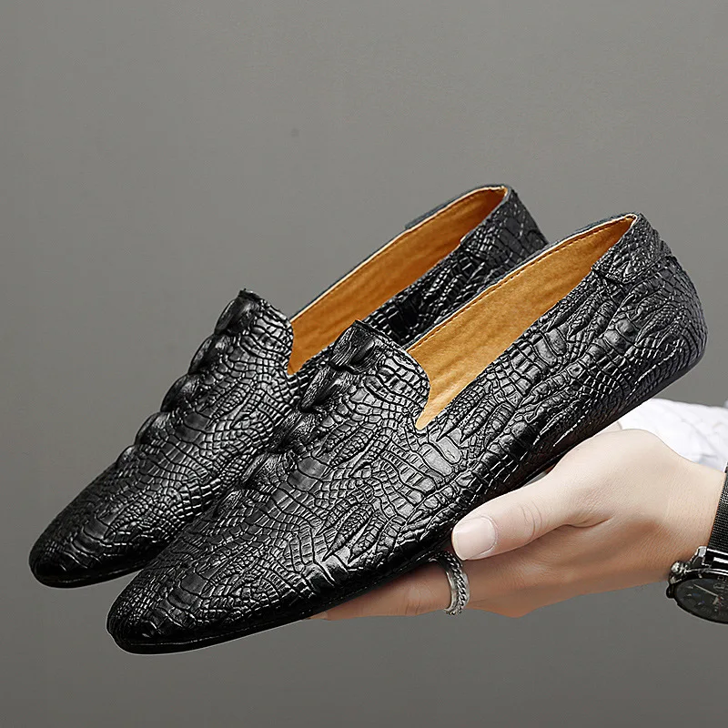Spring Summer Men's Pointed Toe Slip-On Leather Shoes Casual British Style One-Touch Lazy Men's Small Leather Shoes Breathabl...
Spring Summer Men's Pointed Toe Slip-On Leather Shoes Casual British Style One-Touch Lazy Men's Small Leather Shoes Breathabl...