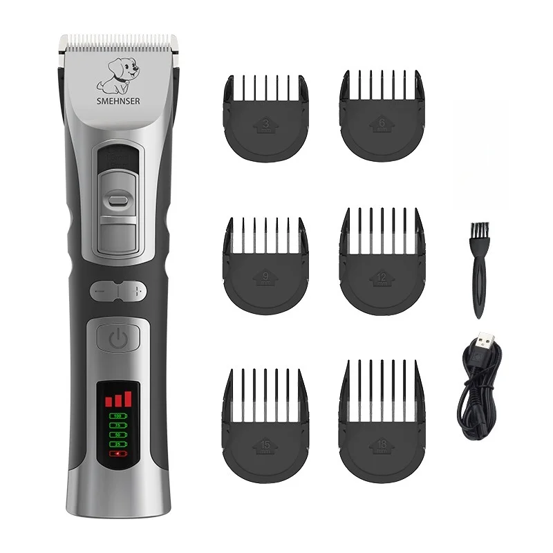 High Power Smart Cat Dog Clippers Grooming Trimmer Pet Haircut Machine for Dogs Grooming Cutter Rechargeable Detachable Blade
High Power Smart Cat Dog Clippers Grooming Trimmer Pet Haircut Machine for Dogs Grooming Cutter Rechargeable Detachable Blade