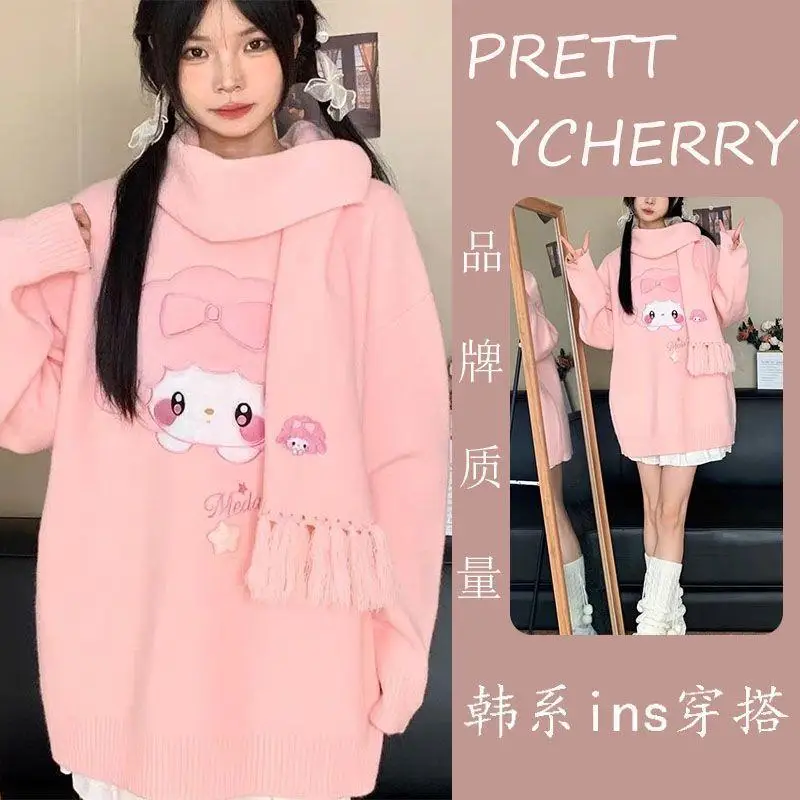 Kawaii My Melody Knitted Sweater Patchwork Sweatshirt for Girls Sweet Cute Longsleeved Cartoon Pullover Tops Sweater Casual Wear
Kawaii My Melody Knitted Sweater Patchwork Sweatshirt for Girls Sweet Cute Longsleeved Cartoon Pullover Tops Sweater Casual Wear