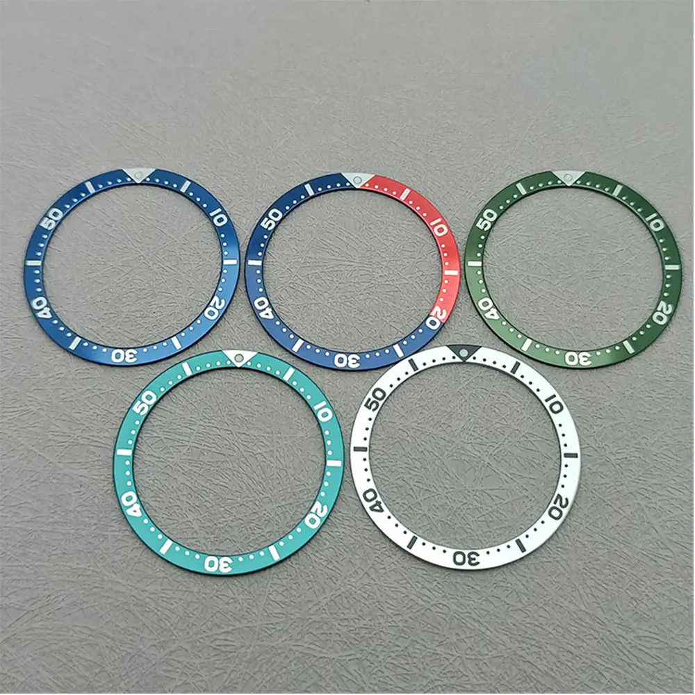 39mm*31.99mm*0.8mm Aluminum material Luminous bezel Insert the outer ring of the watch Watch parts plug-in Flat watch ring
39mm*31.99mm*0.8mm Aluminum material Luminous bezel Insert the outer ring of the watch Watch parts plug-in Flat watch ring