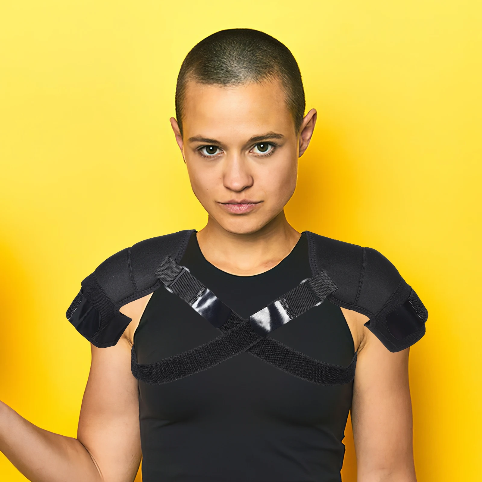 Double Shoulder Guard Straps Breathable Fitness Support Adjustable Cross Design for Weightlifting Sports Training Posture
Double Shoulder Guard Straps Breathable Fitness Support Adjustable Cross Design for Weightlifting Sports Training Posture