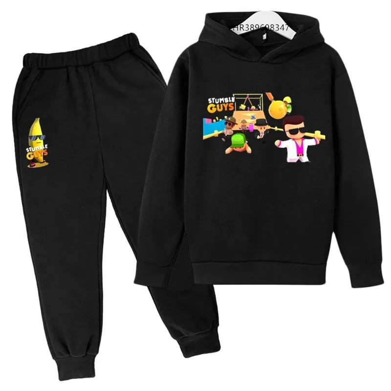 Fashion children's outerwear Suitable 3-12 years Boys girls Autumn winter Stumble Guys clothing hoodie sweatshirt +pants set
Fashion children's outerwear Suitable 3-12 years Boys girls Autumn winter Stumble Guys clothing hoodie sweatshirt +pants set