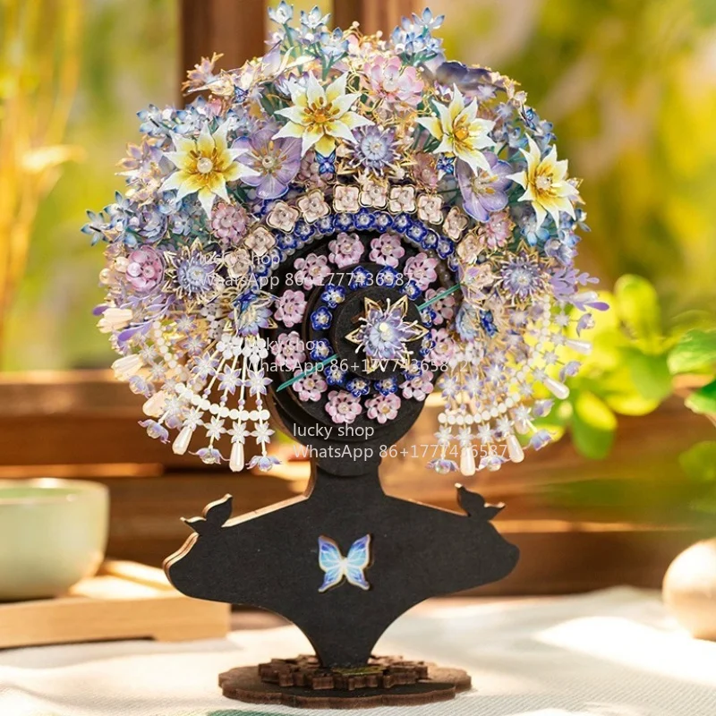 Hairpin Flower Crown Phoenix Crown 3D Three-dimensional Metal Assembly Model
Hairpin Flower Crown Phoenix Crown 3D Three-dimensional Metal Assembly Model