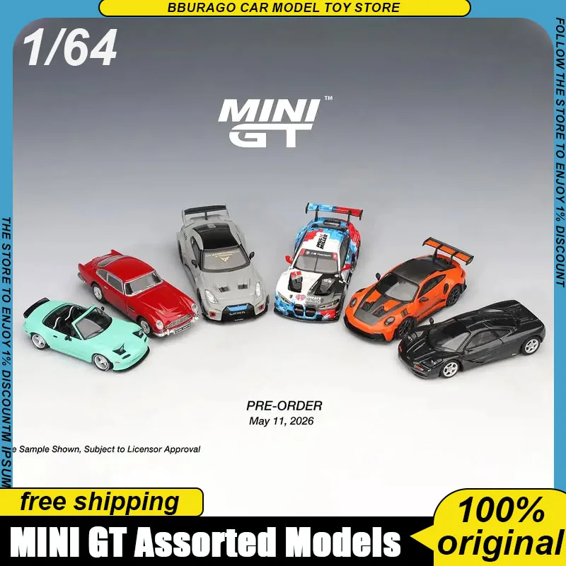 Pre-Sale Mini Gt 1:64 Diecast Car Model Collection M4 Gt3 35gt-Rr Mx-5 Pandem F1 911 Gt3 Rs Db5 Toy Ornament Adult Collection
Pre-Sale Mini Gt 1:64 Diecast Car Model Collection M4 Gt3 35gt-Rr Mx-5 Pandem F1 911 Gt3 Rs Db5 Toy Ornament Adult Collection