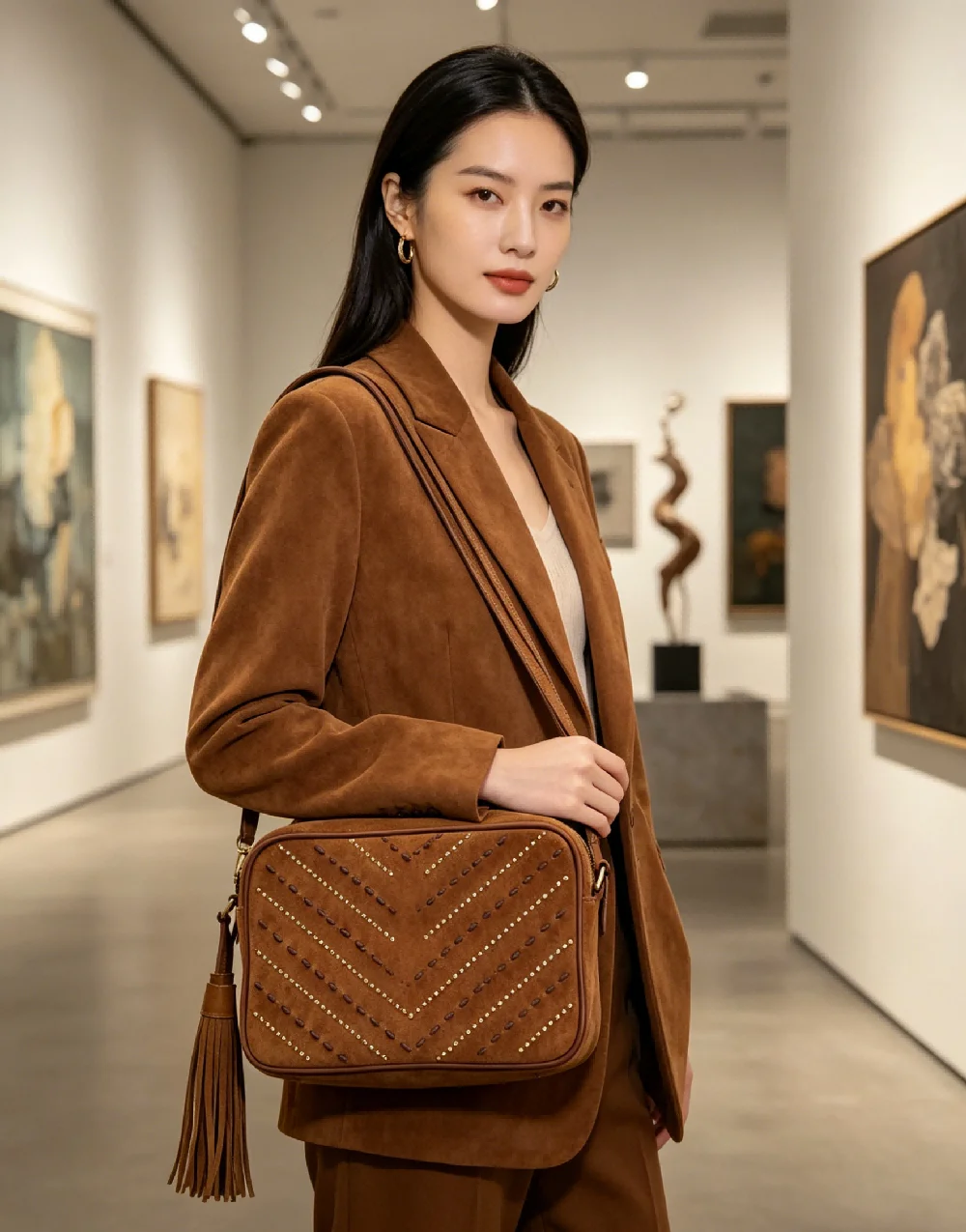 Fashion Women Brown Backpack Casual Daily Shoulder Bag Large Capacity Travel Rucksack Stylish Leather Accent
Fashion Women Brown Backpack Casual Daily Shoulder Bag Large Capacity Travel Rucksack Stylish Leather Accent