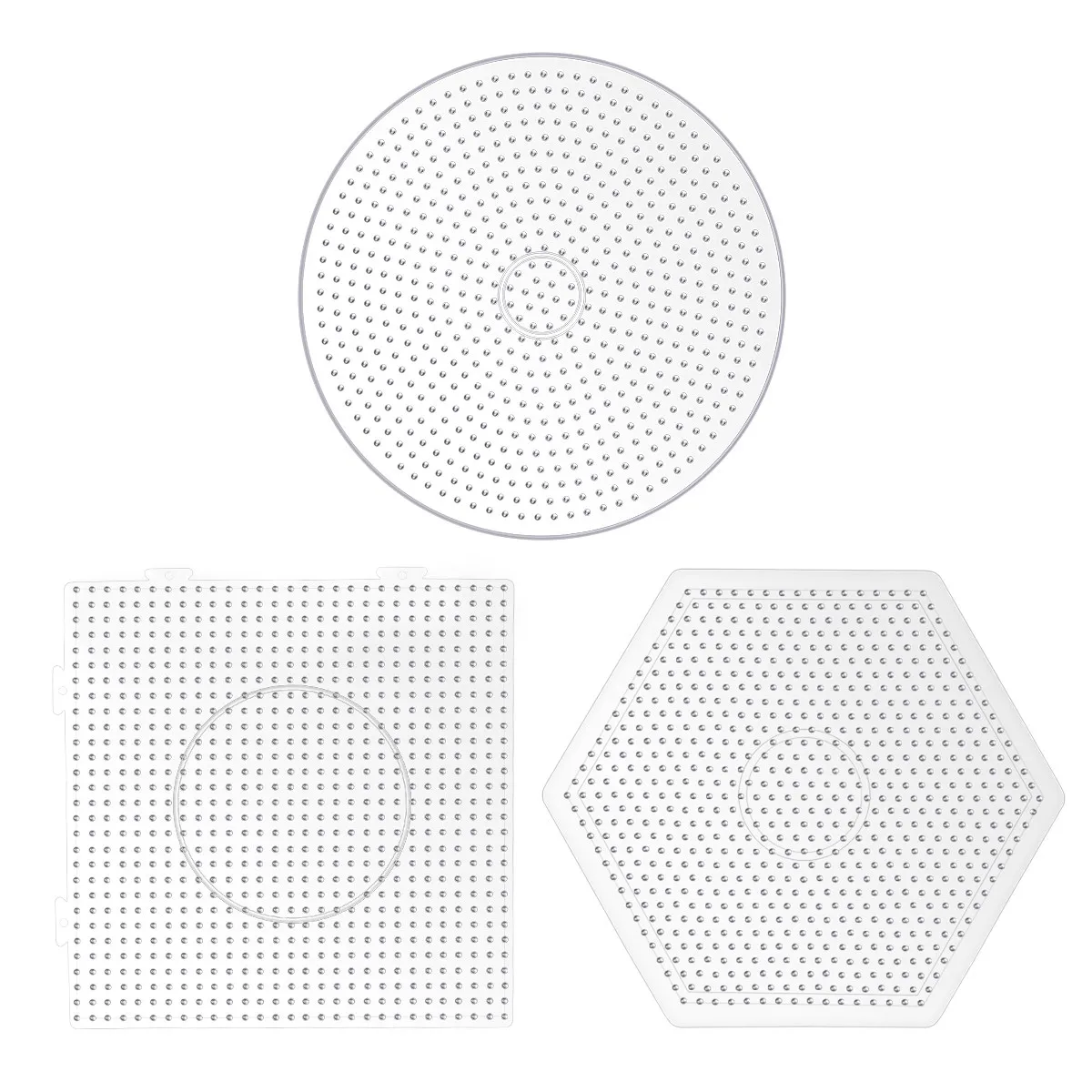 3Pcs Fuse Beads Plastic Pegboards Durable Interlocking Design DIY Educational Beads Tool Plastic Pegboards
3Pcs Fuse Beads Plastic Pegboards Durable Interlocking Design DIY Educational Beads Tool Plastic Pegboards